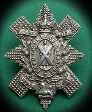 Victorian QVC The Black Watch ~ 100% Genuine, British Army Military Cap Badge.