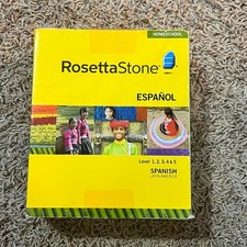 Rosetta Stone Spanish Homeschool Edition Levels 1-5 for Computer