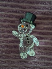 Rare Swarovski Crystal Kris bear Snowman - In Mint Condition ⛄️