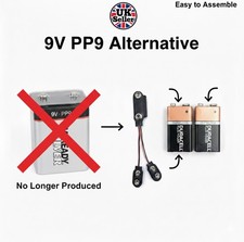 PP3 to PP9 Battery Adapter for Vintage Transistor Radios
