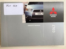Mitsubishi Colt Owner's Manual Handbook 2008 #OZME0901