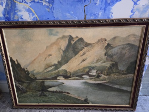 Oil painting original grange - oil,