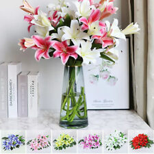 10 Heads Artificial Fake Lily