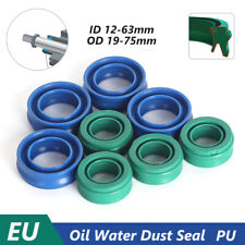 EU U-Cup Hydraulic Rod Oil Seals Cylinder Piston Shaft ID 12-63mm Dustproof PU