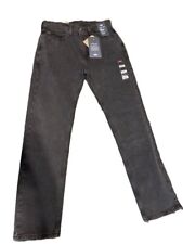 Genuine LEVIS 505 Grey Regular Straight Fit Mens Jeans MIDWEIGHT AND STRETCH