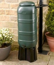 100 Litre Slimline Green Water Butt Kit WATER BUTT NOT INCLUDED.