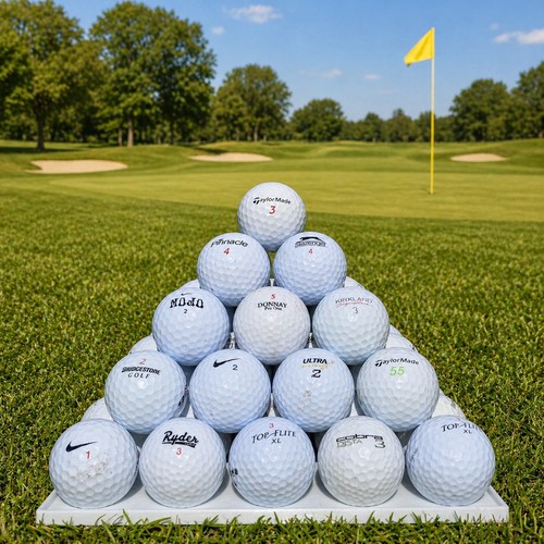 Mixed practice golf balls - practice,