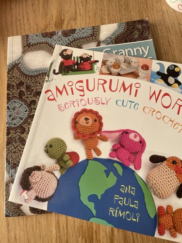 Two crochet pattern books - crochet,