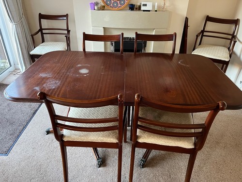 Vintage dinner table and - vintage,
