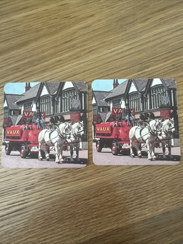 Vaux brewery beer mat - x,