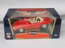 Burago Special Edition Car Jaguar Cabriolet E-Type  1961  red 1/18  Mint in  Box