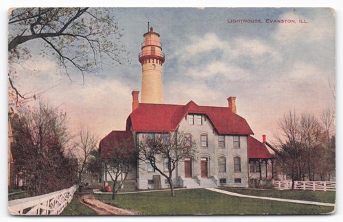 Vintage 1908 lighthouse - 1908,