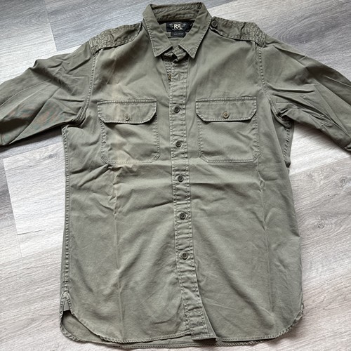 Rrl military shirt medium - rrl,