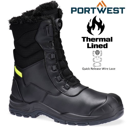 Mens leather combat safety - leather,