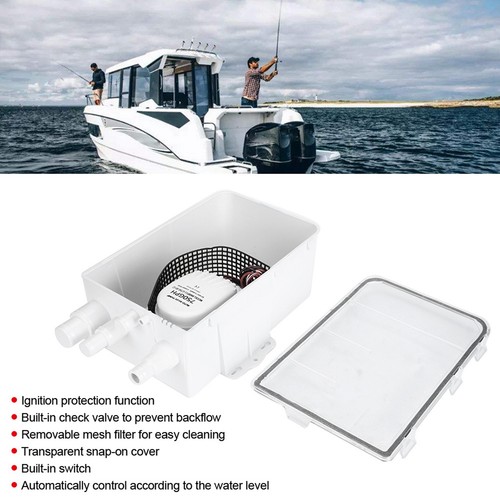 Shower sump pump system boat - sump,