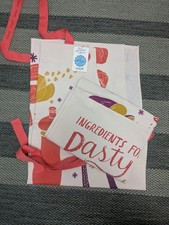 Oil Cloth Apron and Tea Towel