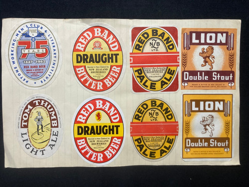 Vintage beer bottle labels - beer,