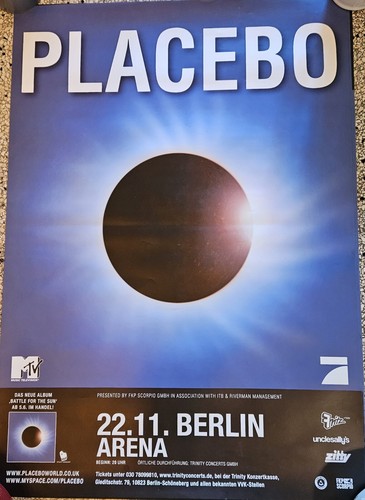 Placebo konzertposter - ,