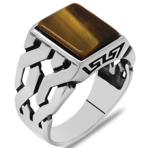 925 sterling silver rectangle - silver,