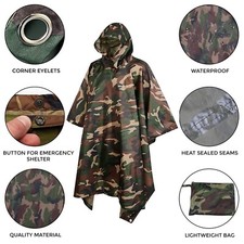 Rain Poncho Bicycle Waterproof