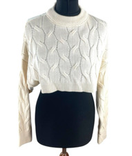 Stradivarius Cream Cropped