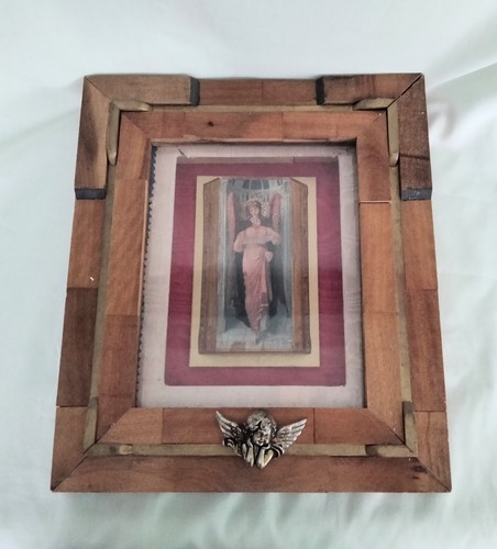 Vintage hand made wooden box