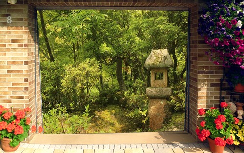 Green forest n037 garage - forest,