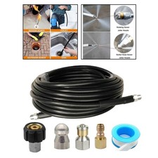 Drain cleaner hose jetter set - hose,