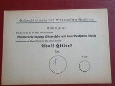 original german ww2 Ballot