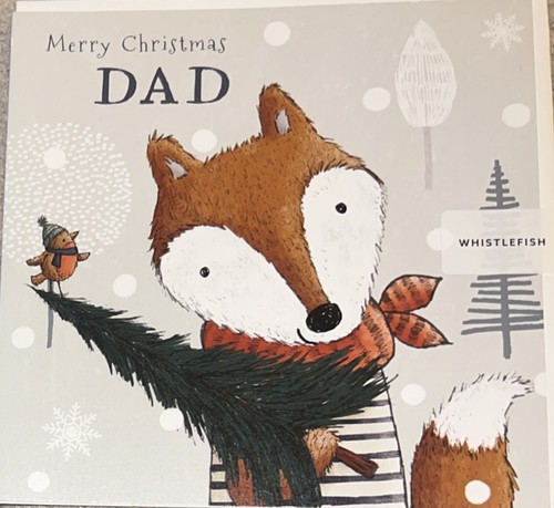 Dad christmas card - christmas,