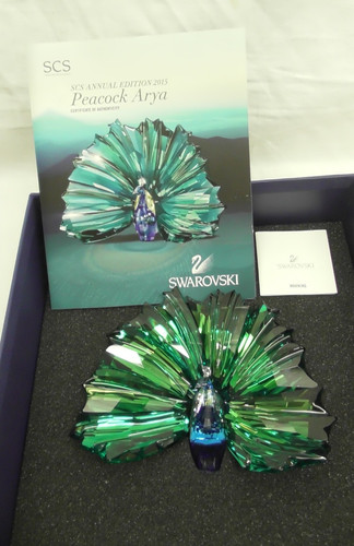 Swarovski crystal peacock arya - peacock,