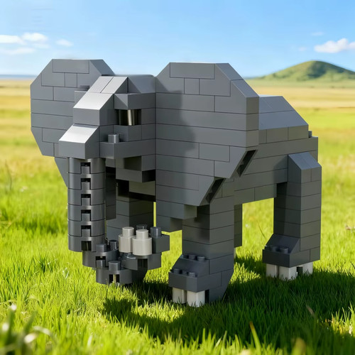 Nanoblock african elephant - nanoblock,
