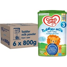 6 x 800g Cow & Gate Toddler