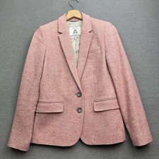 JOULES Tweed Jacket UK 8 Pink