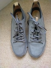 Clarks Ladies Trigenic Lightweight Trainers.  Grey Suede. Sz UK 7D.  Worn Once.