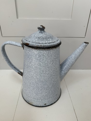 French vintage enamel coffee - vintage,