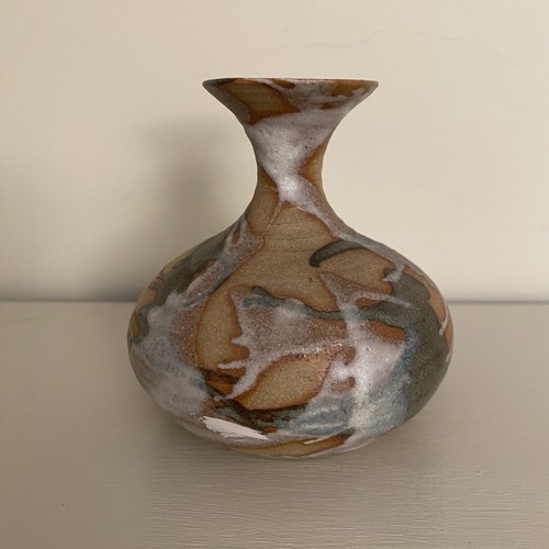 Studio pottery bud vase - pottery,