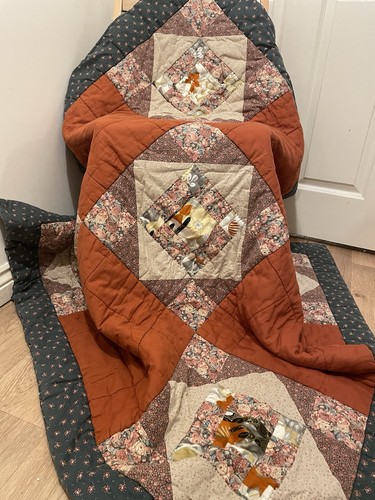 Vintage handmade patchwork