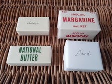 WW2 Margarine, Butter, Cheese