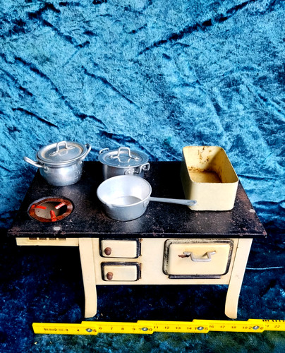 Old doll stove - doll,