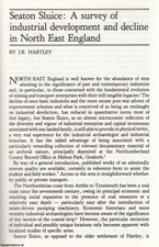 SEATON SLUICE: A SURVEY OF INDUSTRIAL DEVELOPMENT AND DECLINE IN NORTH EAST ENGL