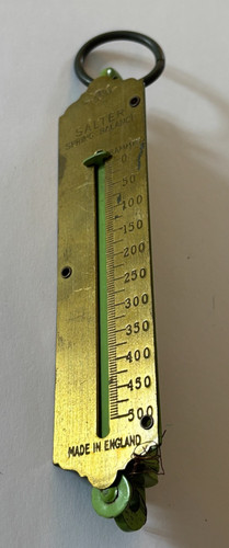 Vintage metal salter spring - metal,