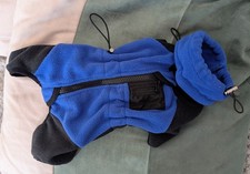 XS  Winter Fleece Dog  Jacket With Removable Neck Muff