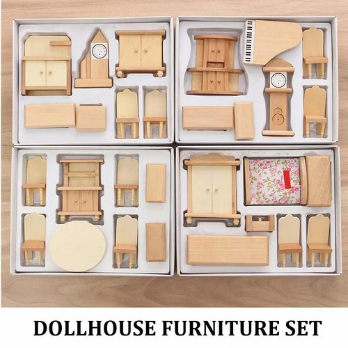 Dollhouse furniture set model - dollhouse,