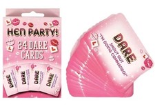 HEN PARTY DARE CARDS Pink