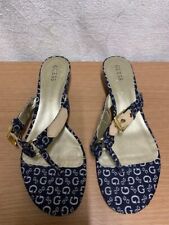 Guess Toe Post Heeled Sandals Size UK 9 (42)