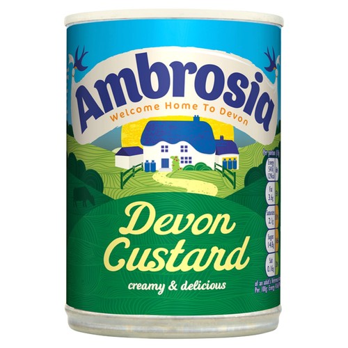 Ambrosia dessert cans custard - ambrosia,