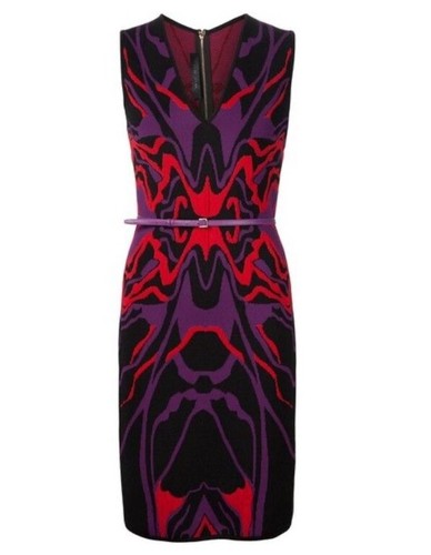 Elie saab red purple - red, v-neck