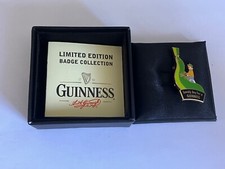 Limited Edition Guinness Seal "Lovely Day For A Guinness" Enamel Pin Badge Boxed