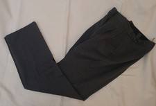 Black Grey Pinstripe Morning